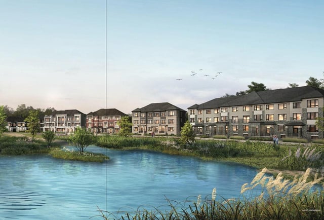 Oakpointe waterfront townhomes